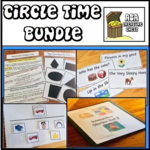 Circle Time Bundle ABA Autism Group Games Activities