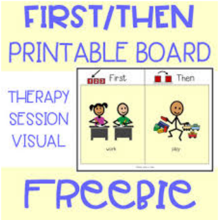 Behavior Support – Transitions – First Then Support